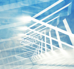 abstract-blue-square-3d-stripes-of-lights-over-blue