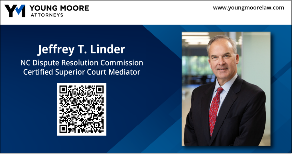 Jeff Linder NCDRC Certified Superior Court Mediator